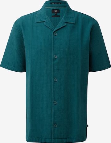 QS Hemd in Blau: Vorderseite