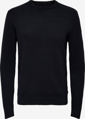 Only & Sons Sweater 'Phill' in Blue: front