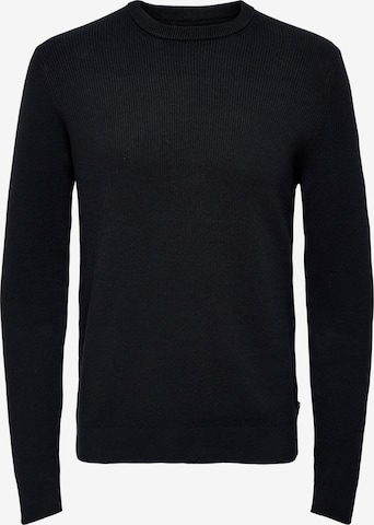 Only & Sons Sweater 'Phill' in Blue: front