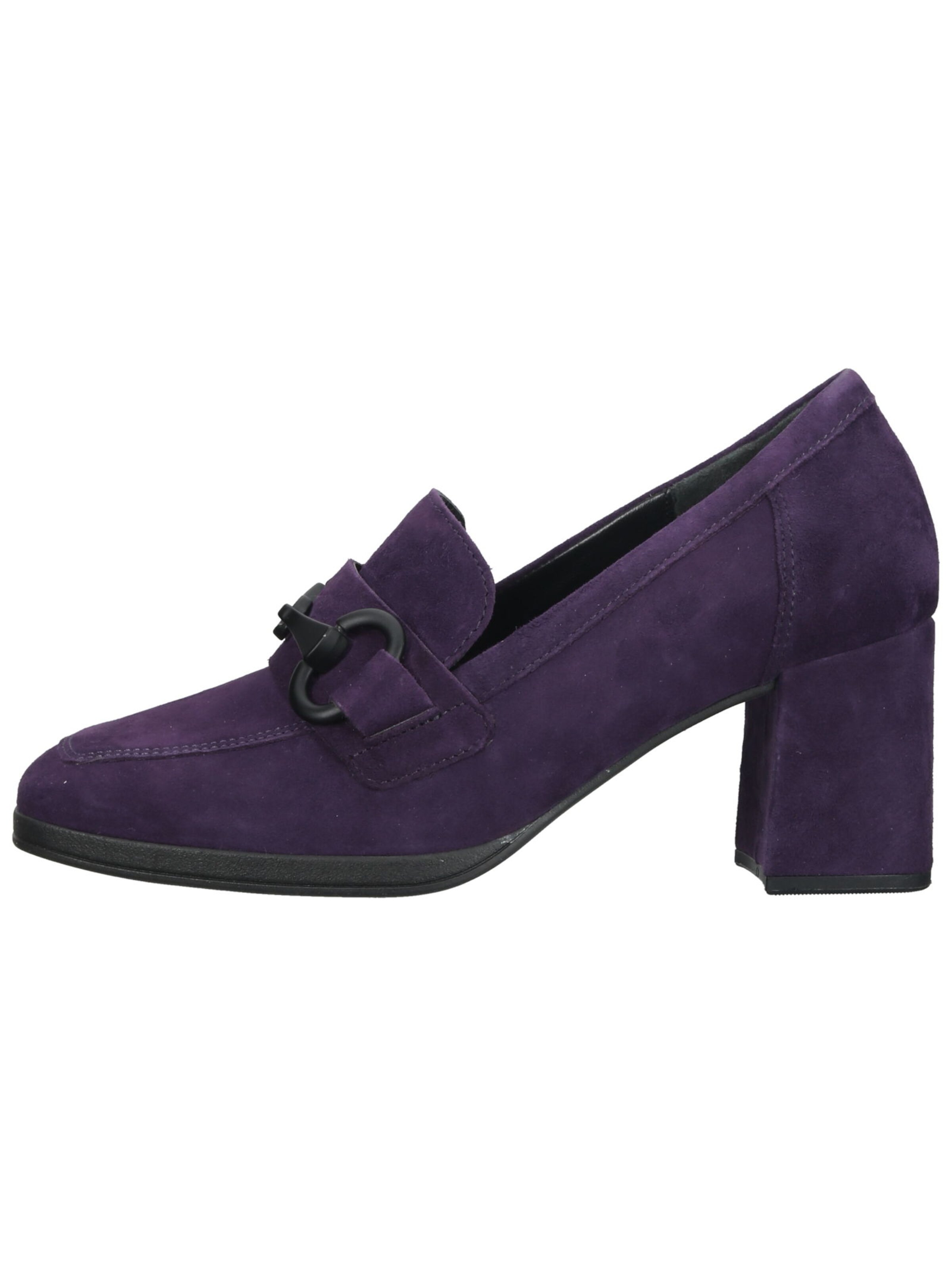 GABOR Platform Heels in Purple