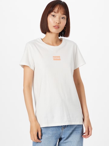 LEVI'S ® Shirt 'The Perfect Tee' in Weiß: predná strana