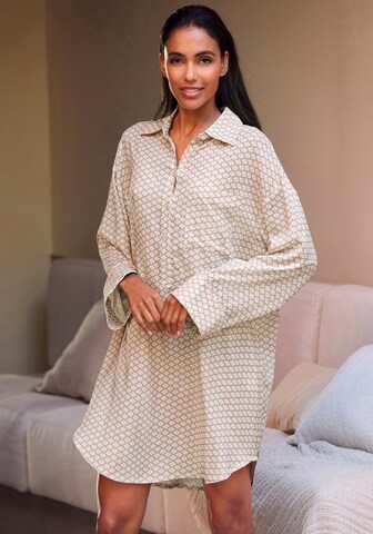 LASCANA Nachthemd in Beige