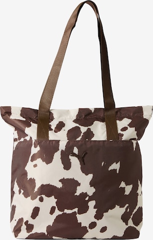 PUMAShopper torba - smeđa boja: prednji dio