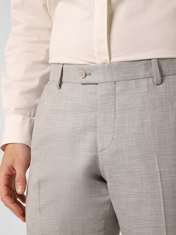 Regular Pantalon à plis 'Mitch' Finshley & Harding en gris