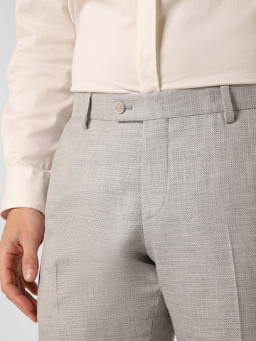 Regular Pantalon à plis 'Mitch' Finshley & Harding en gris