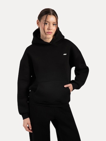 Smilodox Sweatvest in Zwart: voorkant