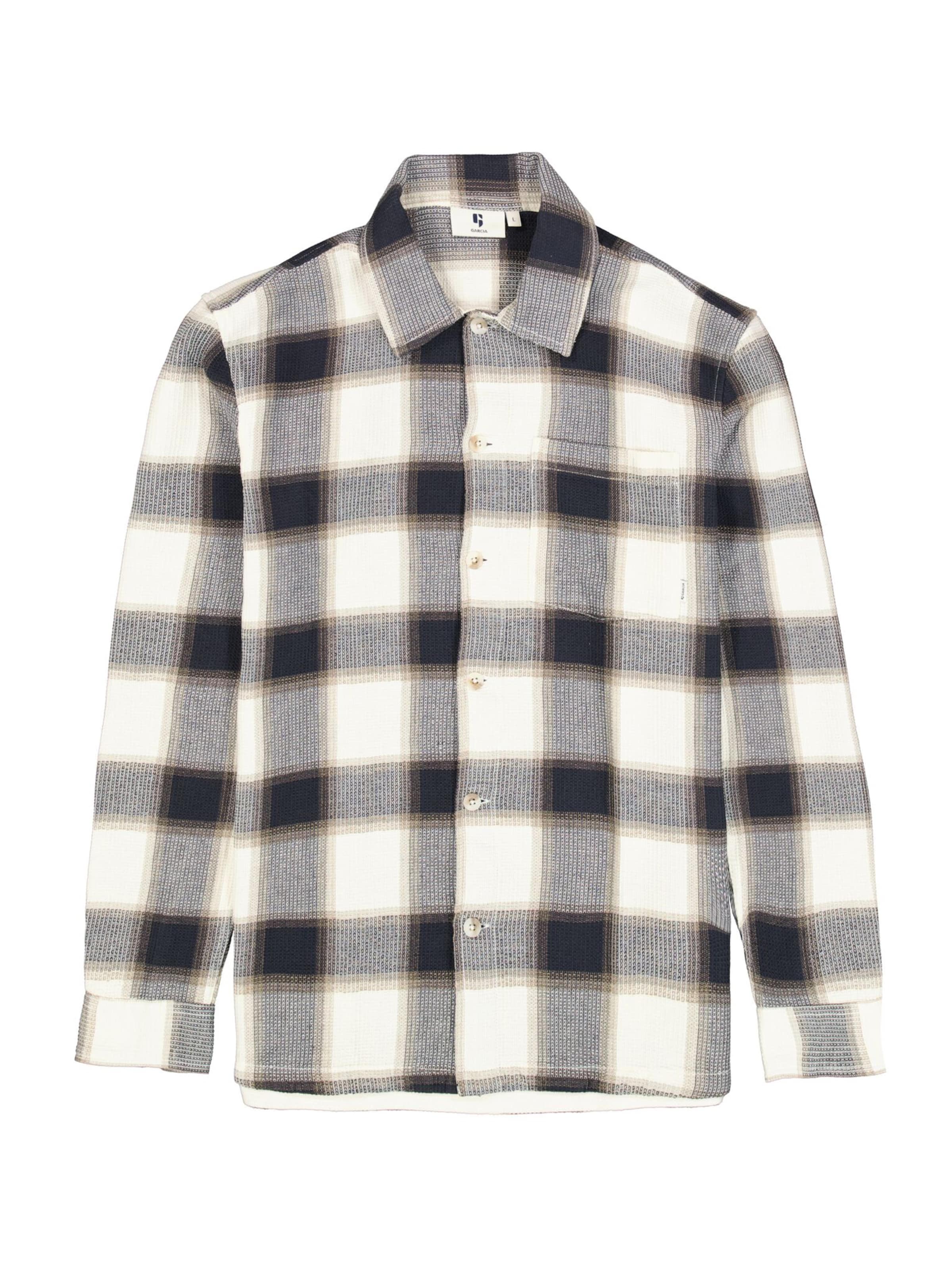 GARCIA Средняя посадка Рубашка в Синий: спереди