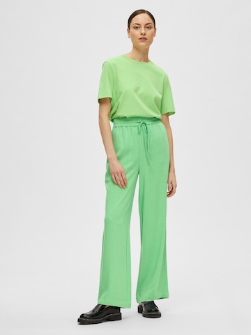 SELECTED FEMME Loosefit Broek 'Viva-Gulia' in Groen