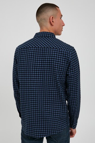 BLEND Slim fit Button Up Shirt 'ALAN' in Blue