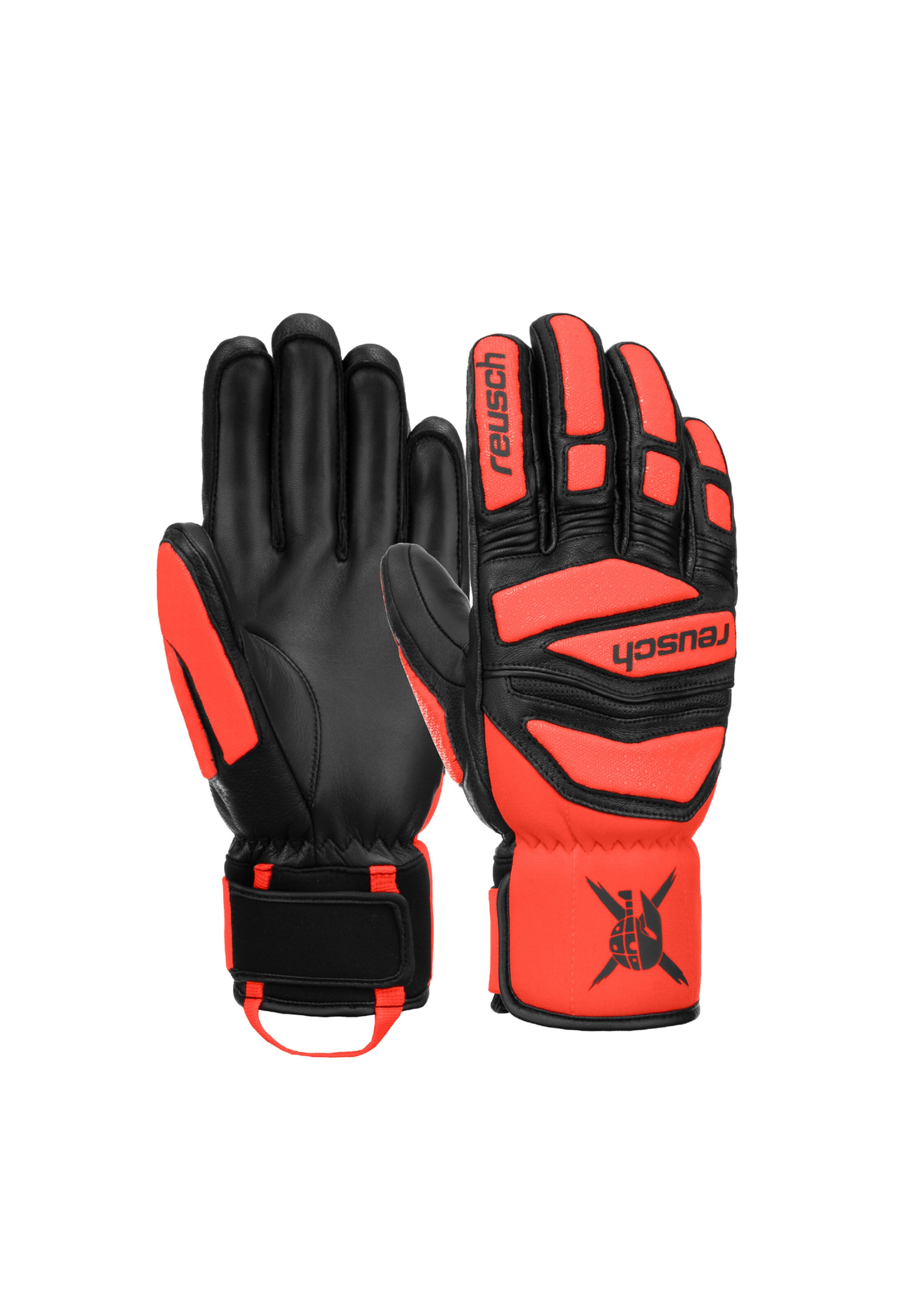 REUSCH Sporthandschuhe 'Worldcup Warrior' in orange / schwarz, Produktansicht