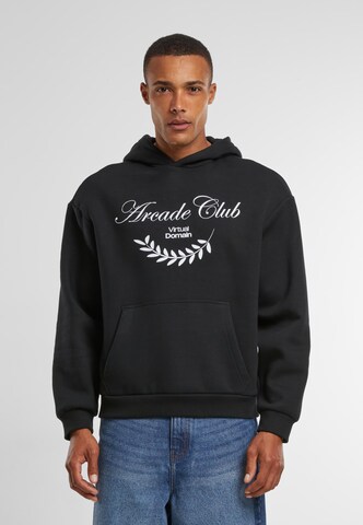 Sweat-shirt 'Arcade Club' MT Upscale en noir : devant