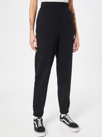 HOLLISTER Tapered Pants in Black: front