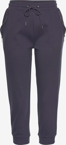 BENCH Tapered Broek in Blauw: voorkant