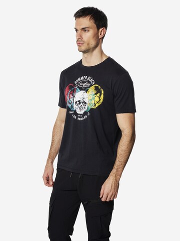 KOROSHI T-shirt i blå