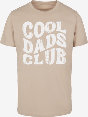 T-Shirt 'Cool Dads Club' F4NT4STIC en beige : devant