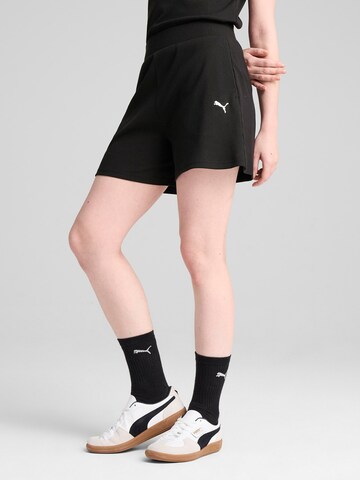 PUMA regular Παντελόνι φόρμας 'Ess' σε μαύρο: μπροστά