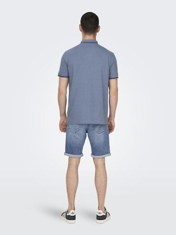 Only & Sons Shirt 'FLETCHER' in Grey
