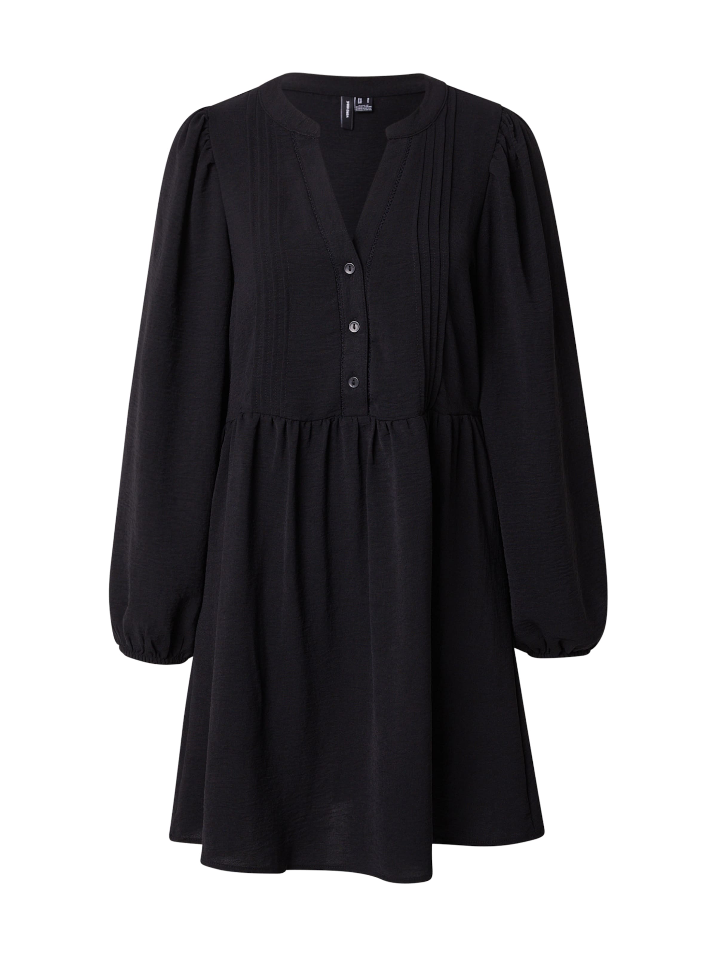 VERO MODA - Vestido camisero 'VMEmma' en negro: frente