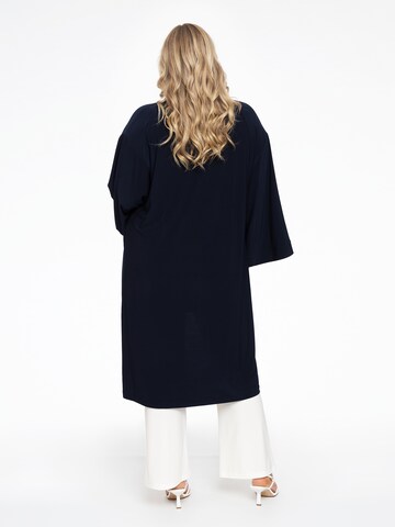 YOEK Gebreid vest in Blauw