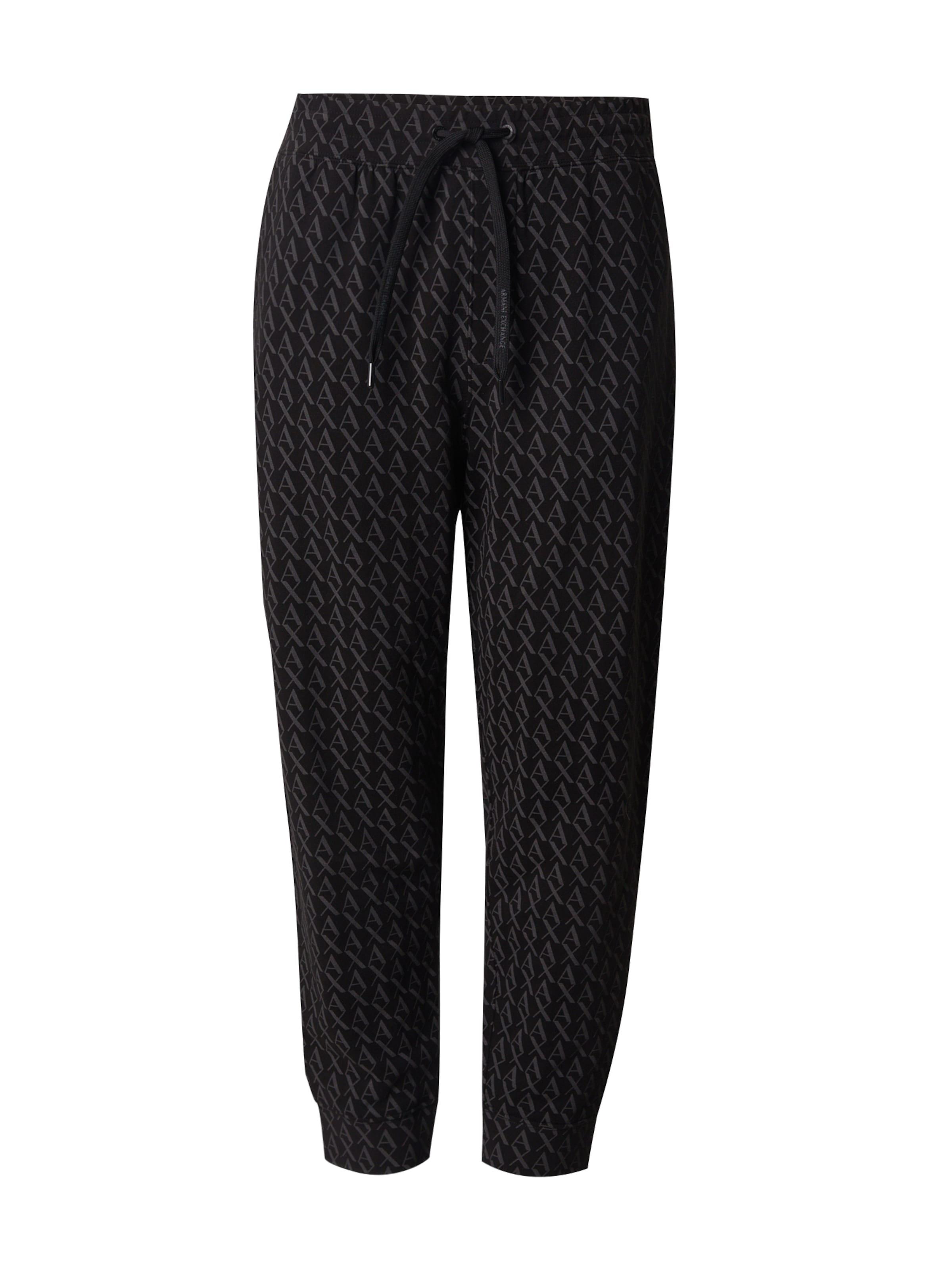 ARMANI EXCHANGE Конический (Tapered) Штаны в Черный: спереди