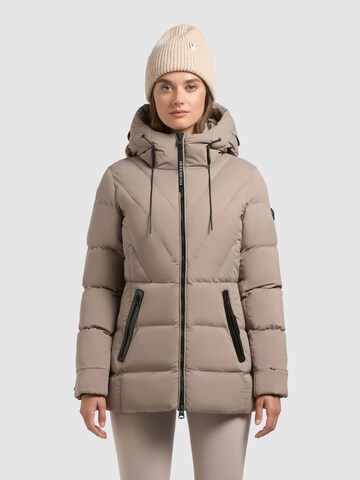 Veste d’hiver 'RABB' khujo en beige : devant