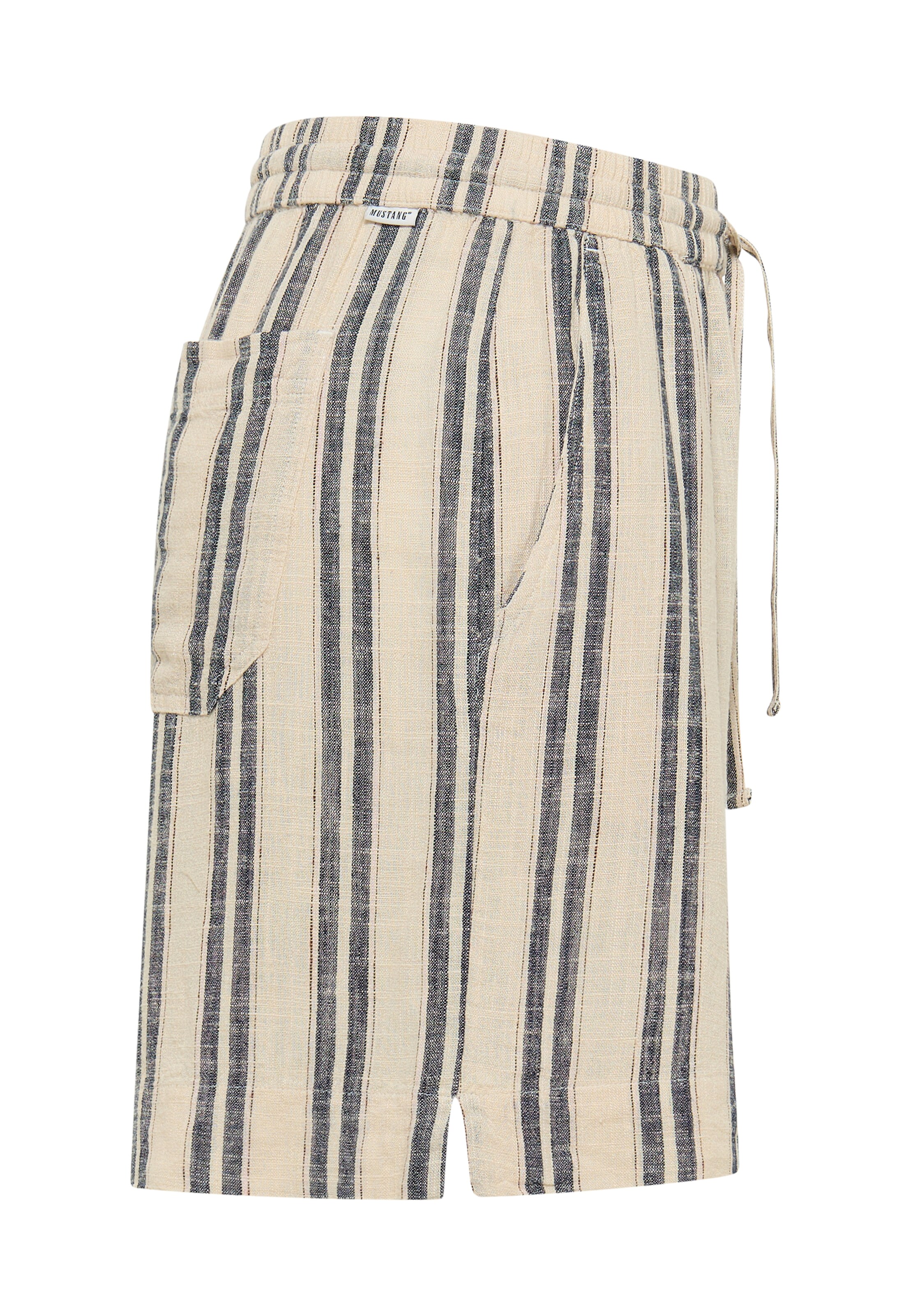 MUSTANG Loose fit Trousers in Beige