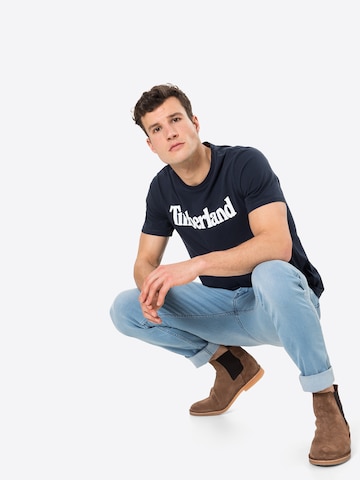 Coupe regular T-Shirt TIMBERLAND en bleu