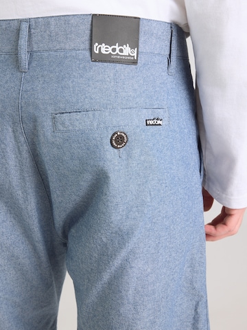 Iriedaily Szabványos Chino nadrág 'Golfer Chambray' - kék