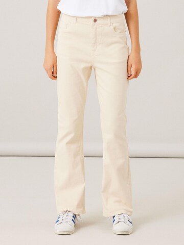 Wide leg Jeans 'Tazza' di LMTD in beige: frontale