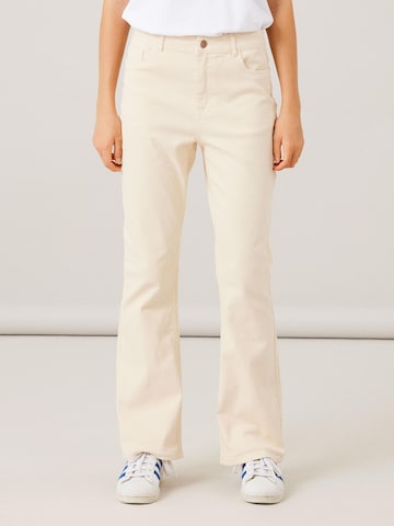 LMTD Wide Leg Jeans 'Tazza' in Beige: predná strana