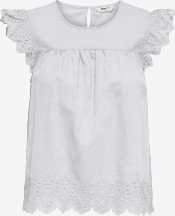 Bluză 'ONLTULUM' de la ONLY pe alb: față