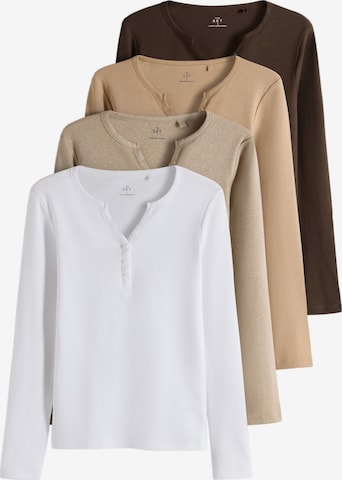 The Set - Camiseta en beige: frente