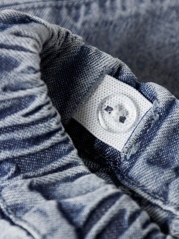 Lil'Atelier Wide Leg Jeans in Blau