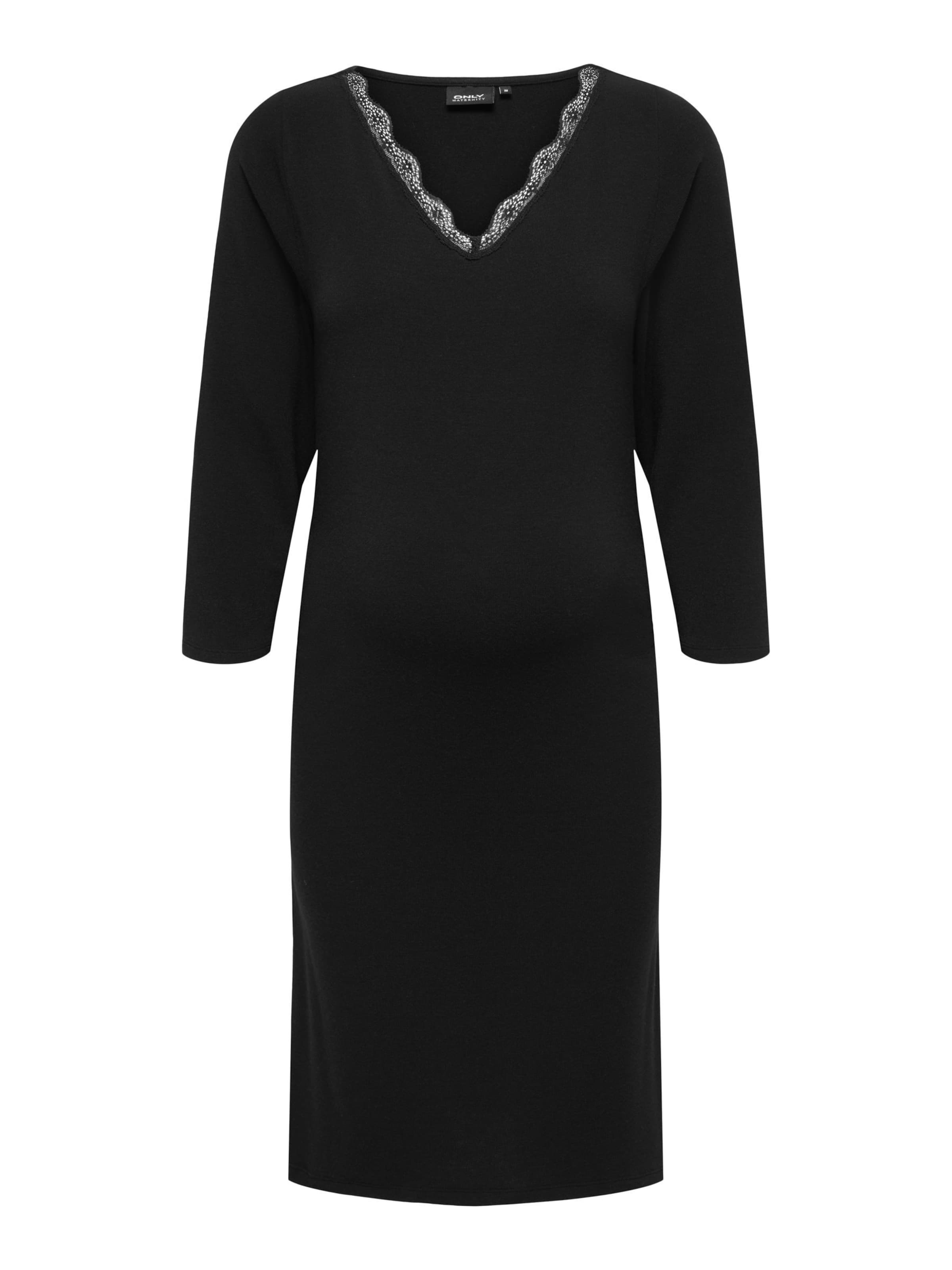 Only Maternity - Vestido 'LOUISE' en negro: frente