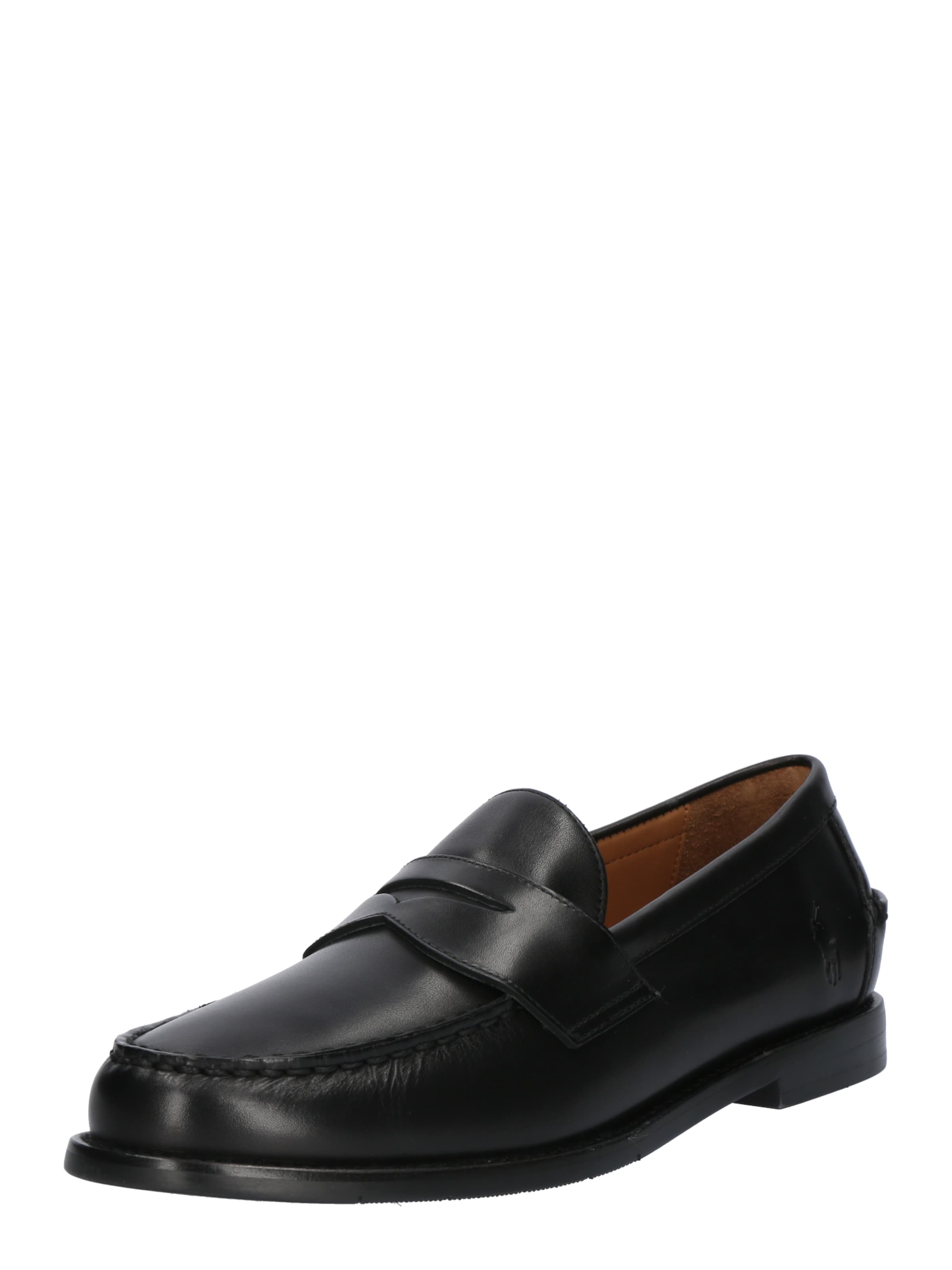 Slipper 'ALSTON' di Polo Ralph Lauren in nero: frontale