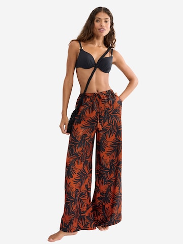 TRIUMPH Loosefit Strandhose ' Red Label Summer ' in Braun