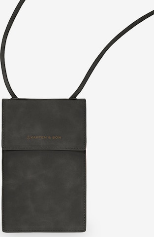 Kapten & Son Crossbody bag 'Vanso All Black' in Black: front