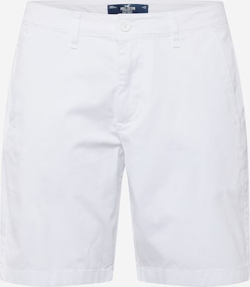 regular Pantaloni chino di HOLLISTER in bianco: frontale