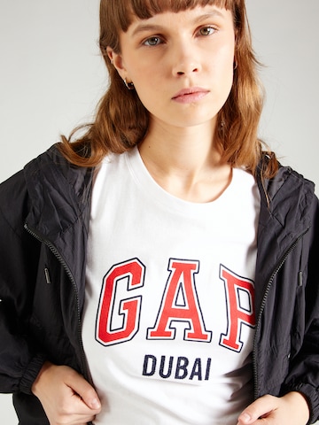 GAP Shirts 'DUBAI' i hvid