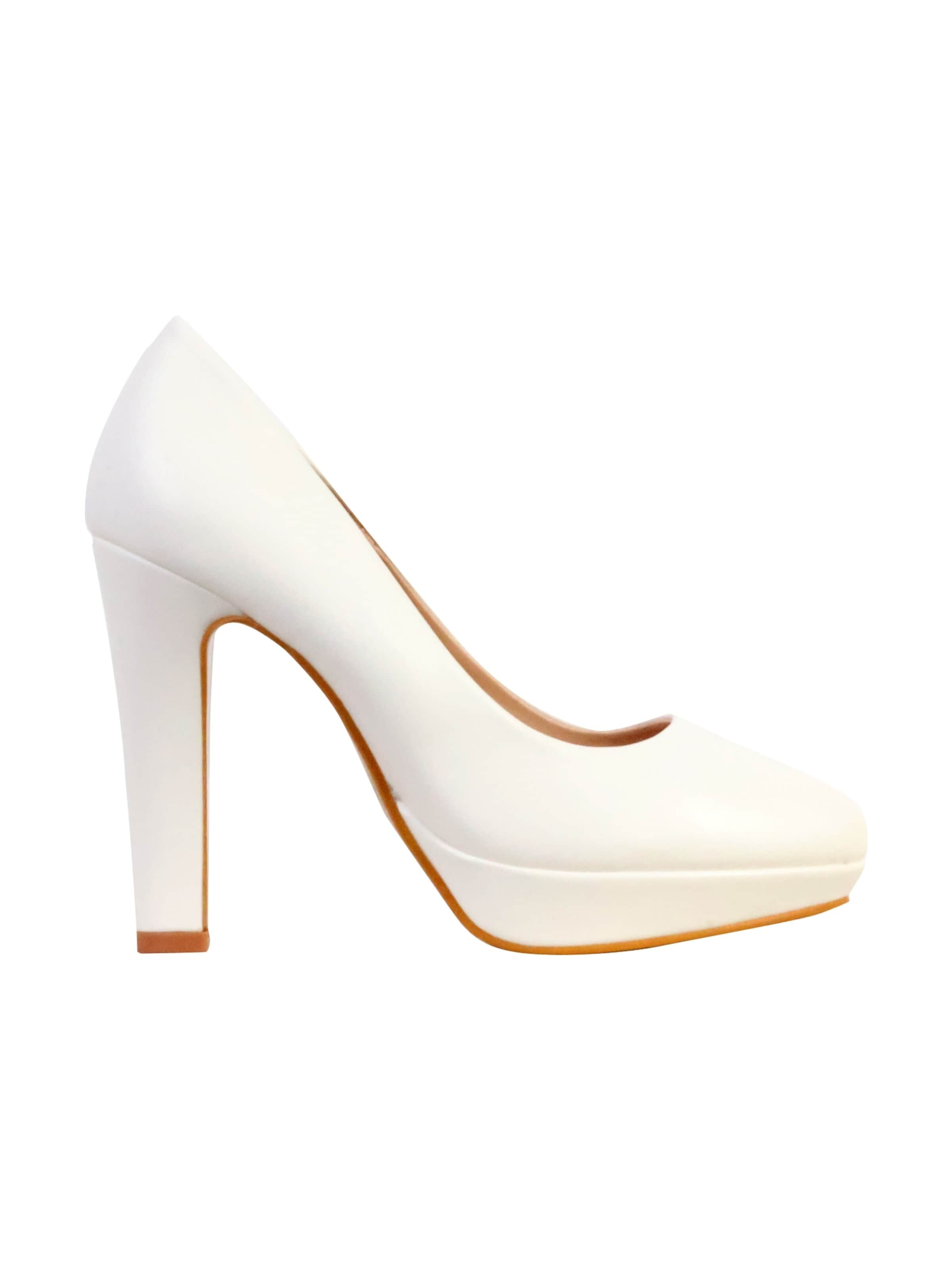 Super Mode Pumps 'Pumps mit Absatz von LBS' in White