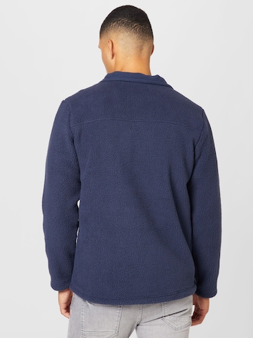 JACK WOLFSKIN Athletic fleece jacket 'KINGSWAY' in Blue