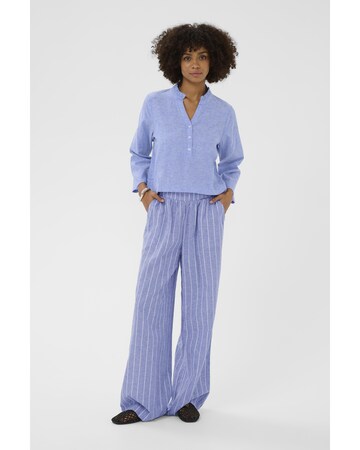 CULTURE Loose fit Trousers in Blue