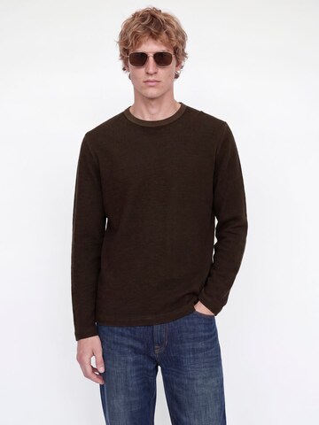 JACK & JONES - Camiseta en marrón: frente