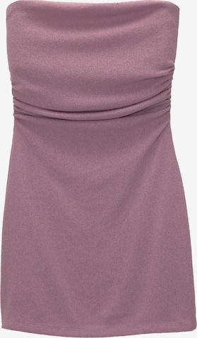 Abito in maglia di Pull&Bear in lilla: frontale