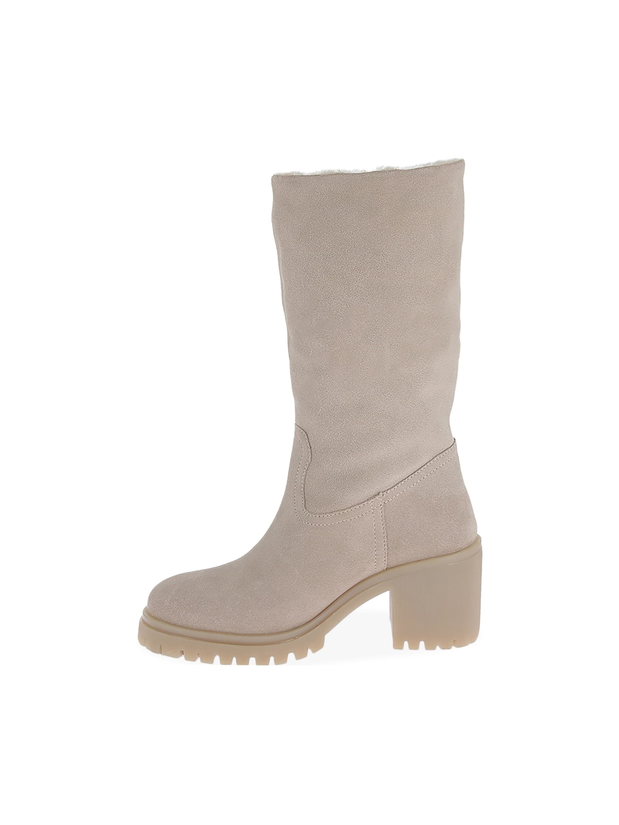 Les Tropéziennes - Botas de tobillo 'Lederstiefeletten von M.belarbi Velvia' en beige