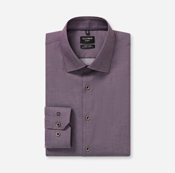OLYMP Super Slim Fit Business Shirt in Purple