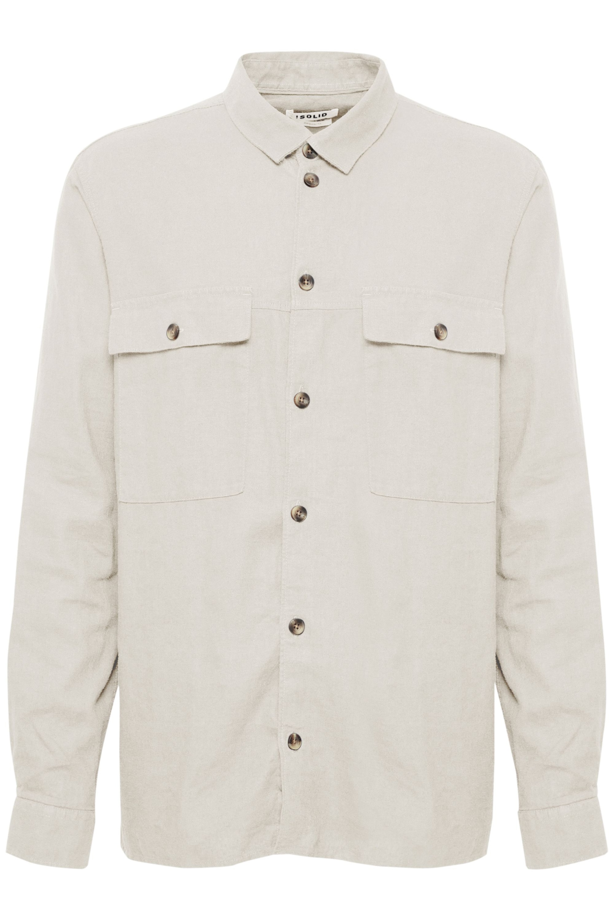 !Solid Hemd 'Sdalan' in Weiß: Vorderseite