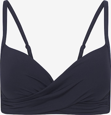 SEA LEVEL Bikinitop 'Essentials' in Blau: Vorderseite