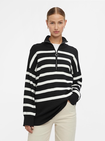 Pull-over 'Ester' OBJECT en noir : devant