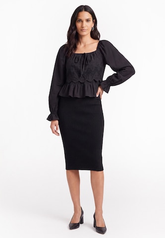 Chemisier usha BLACK LABEL en noir